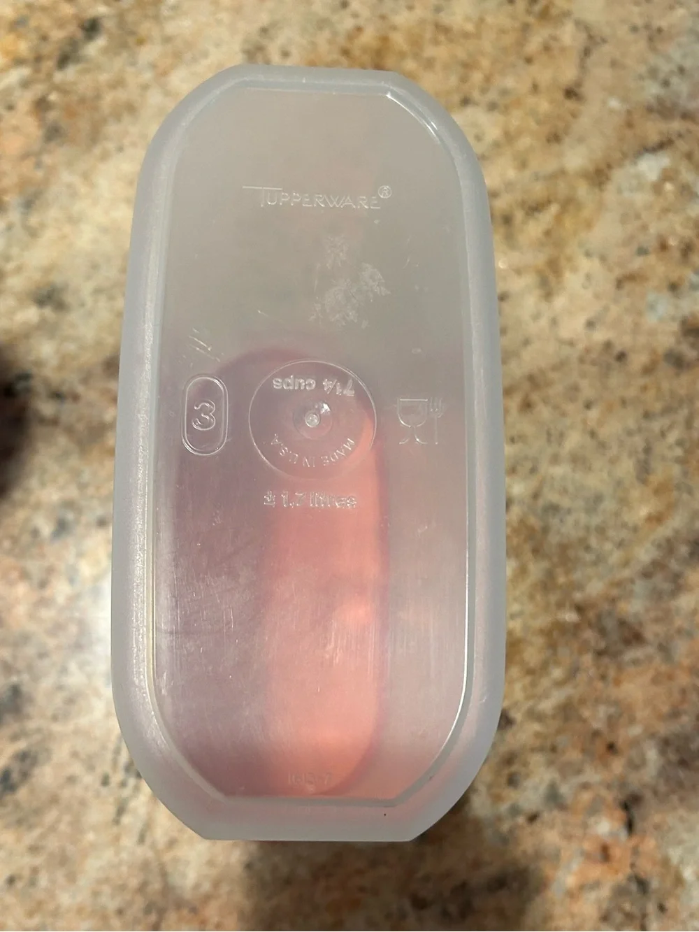 Tupperware  Modular Mates Oval Food Storage Containers (2),(3), (4) Bold Red Lid